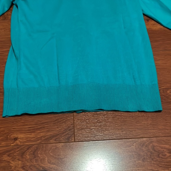 Loft button up crewneck sweater. Size S - Picture 5 of 5